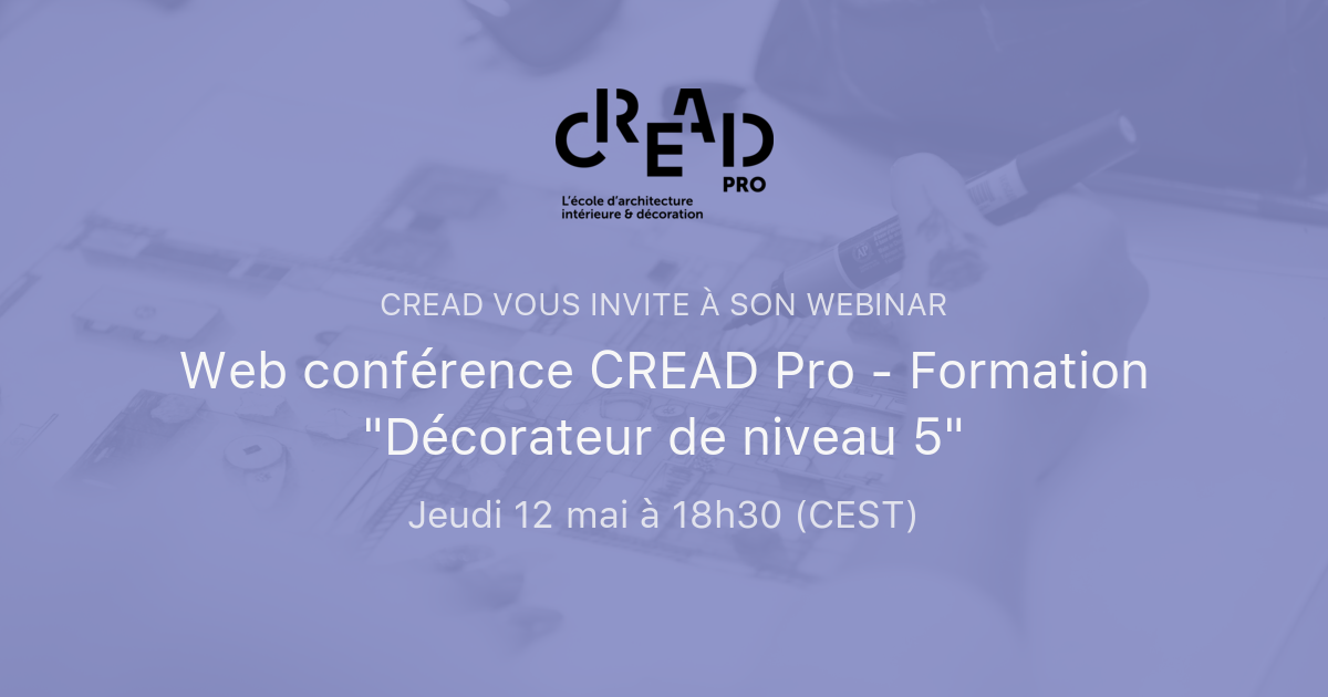 Web Conf Rence Cread Pro Formation D Corateur De Niveau Cread