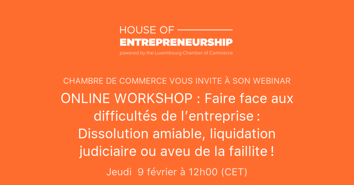 Online Workshop Faire Face Aux Difficult S De Lentreprise