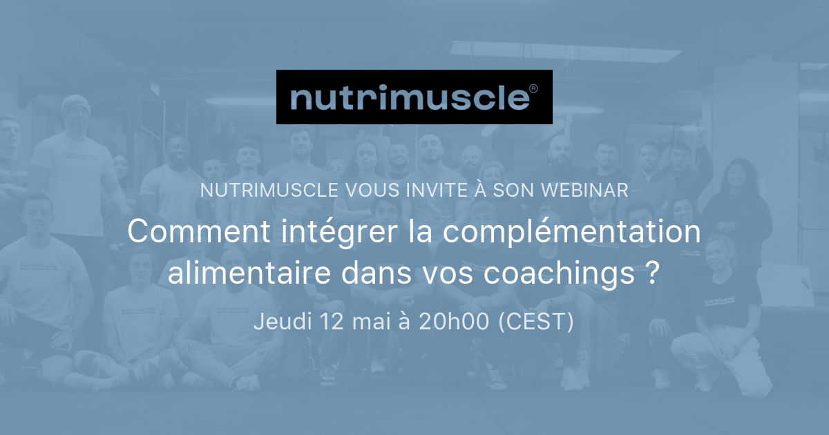 Comment intégrer la complémentation alimentaire dans vos coachings