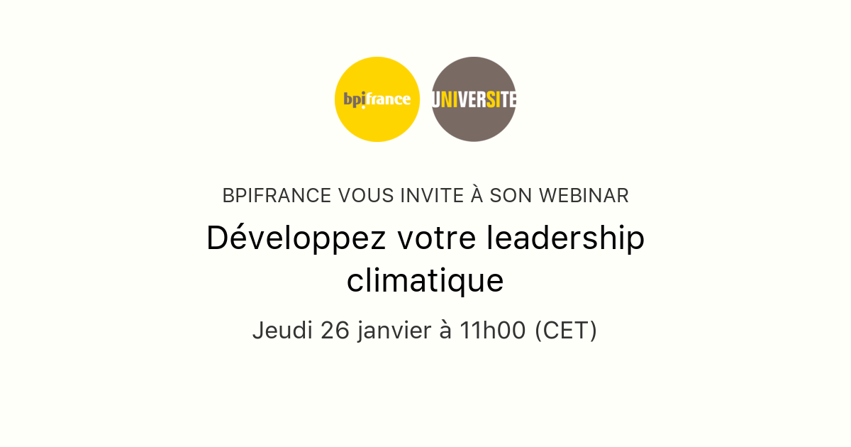 D Veloppez Votre Leadership Climatique Bpifrance