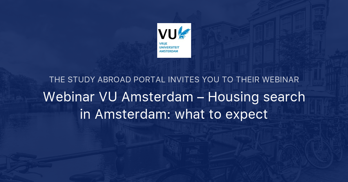 inar VU Amsterdam Housing search in Amsterdam what to expect