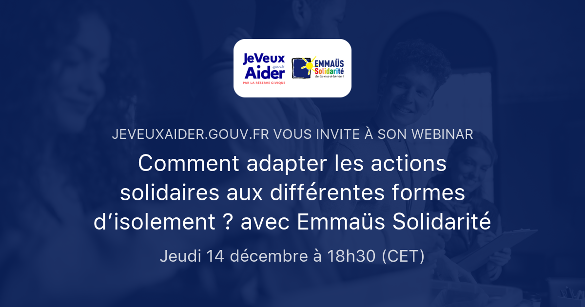 Comment Adapter Les Actions Solidaires Aux Différentes Formes D ...