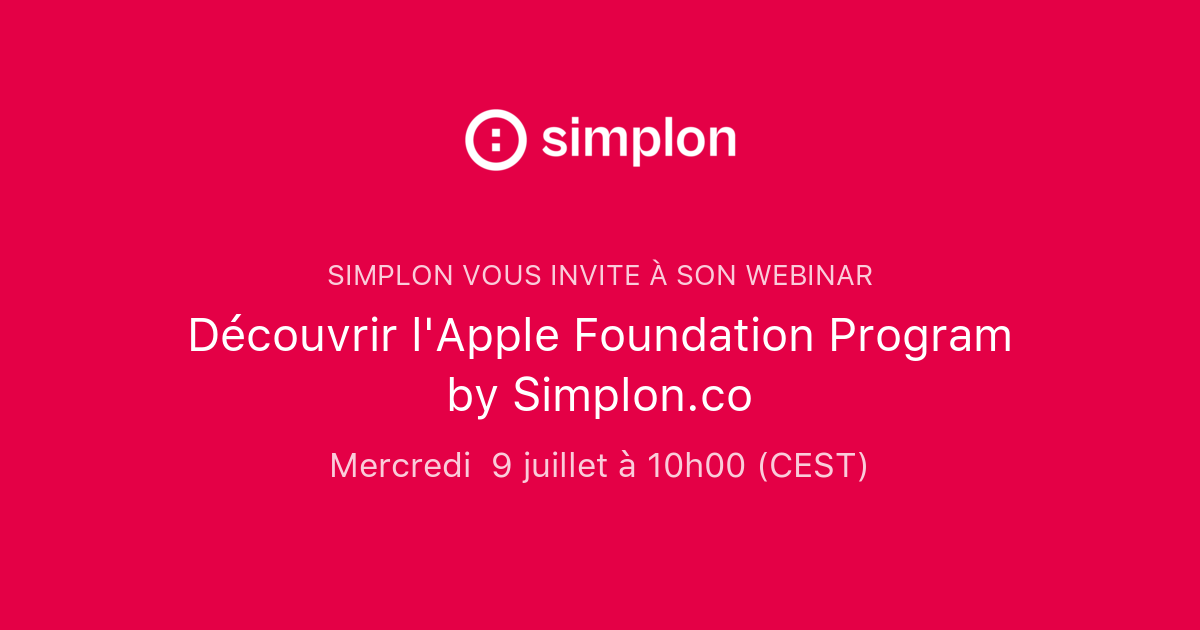 Découvrir l'Apple Foundation Program by Simplon.co | Simplon