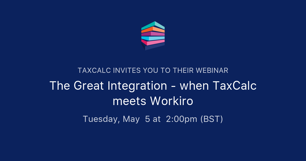 The Great Integration - when TaxCalc meets Workiro | TaxCalc
