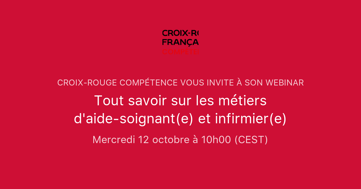 Tout savoir sur les métiers d'aide-soignant(e) et infirmier(e) | Croix