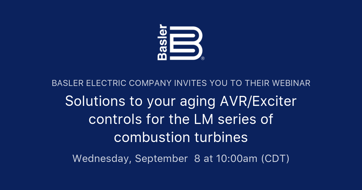 Solutions to your aging AVR/Exciter controls for the LM series of
