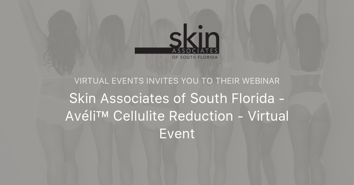 Skin Associates Of South Florida Logo Cellfina™ Cellulite Treatment Miami