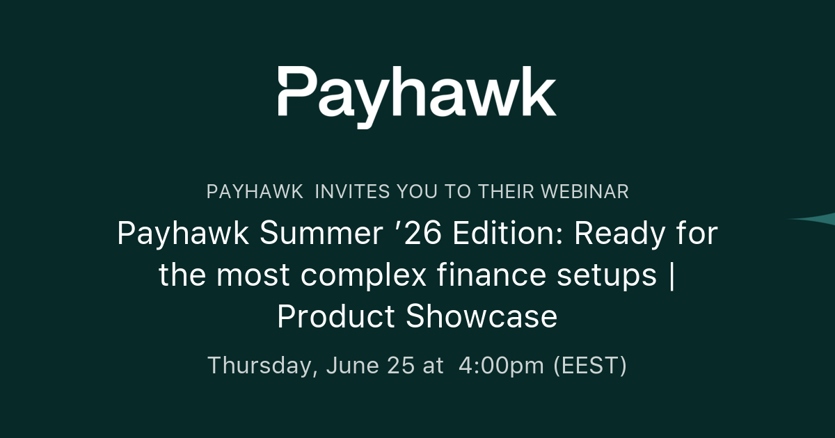 Payhawk Summer ’26 Edition: Ready for the most complex finance setups ...
