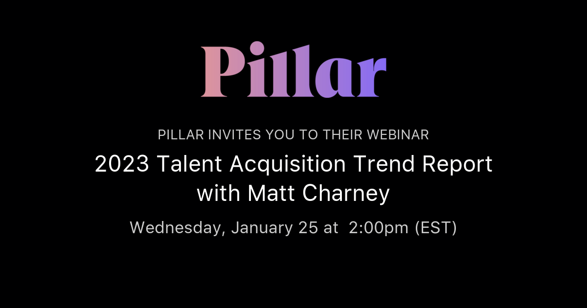 2023 Talent Acquisition Trend Report with Matt Charney