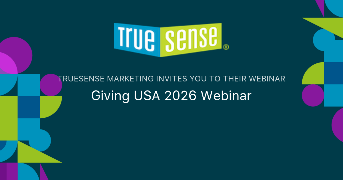 True Sense Logo Giving USA 2026 Webinar | TrueSense Marketing