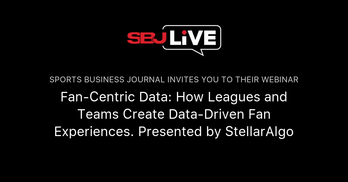 FanCentric Data How Leagues and Teams Create DataDriven Fan