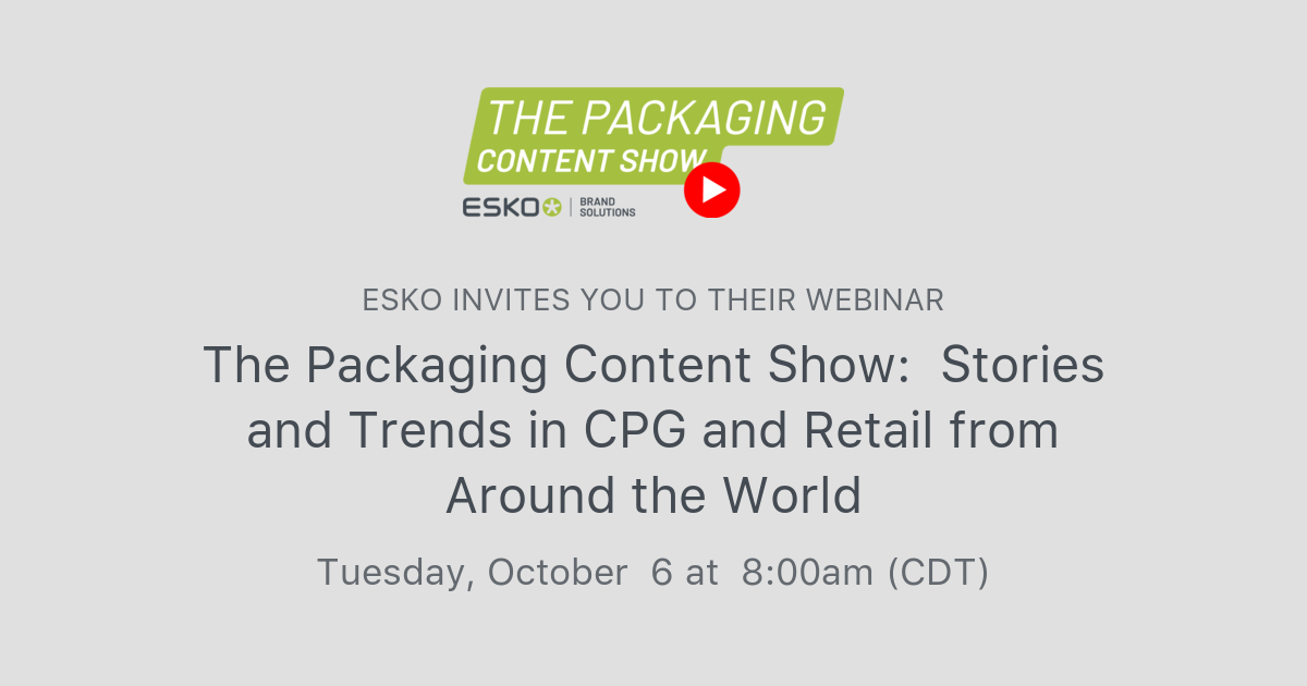 The Packaging Content Show: Stories and Trends in CPG and Retail from ...