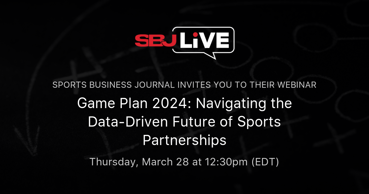 Game Plan 2024 Navigating the DataDriven Future of Sports