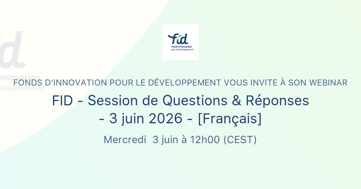 UACJ | INVESTIGACIÓN informa - Convocatoria: Fonds d'Innovation pour le ...