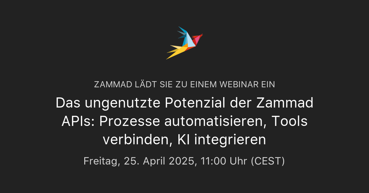 Zammad Api Das ungenutzte Potenzial der Zammad APIs: Prozesse automatisieren ...