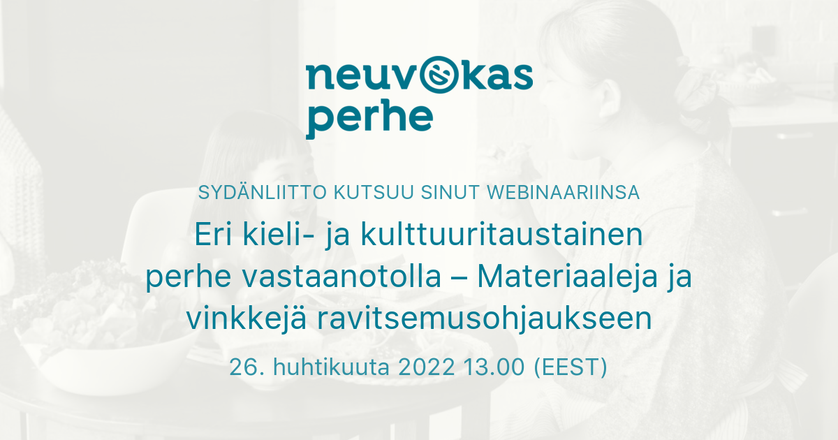 Eri Kieli- Ja Kulttuuritaustainen Perhe Vastaanotolla – Materiaaleja Ja ...