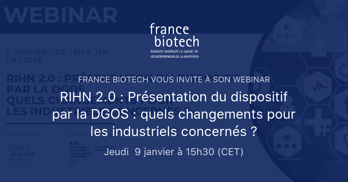 RIHN 2.0 : Présentation du dispositif par la DGOS : quels changements ...