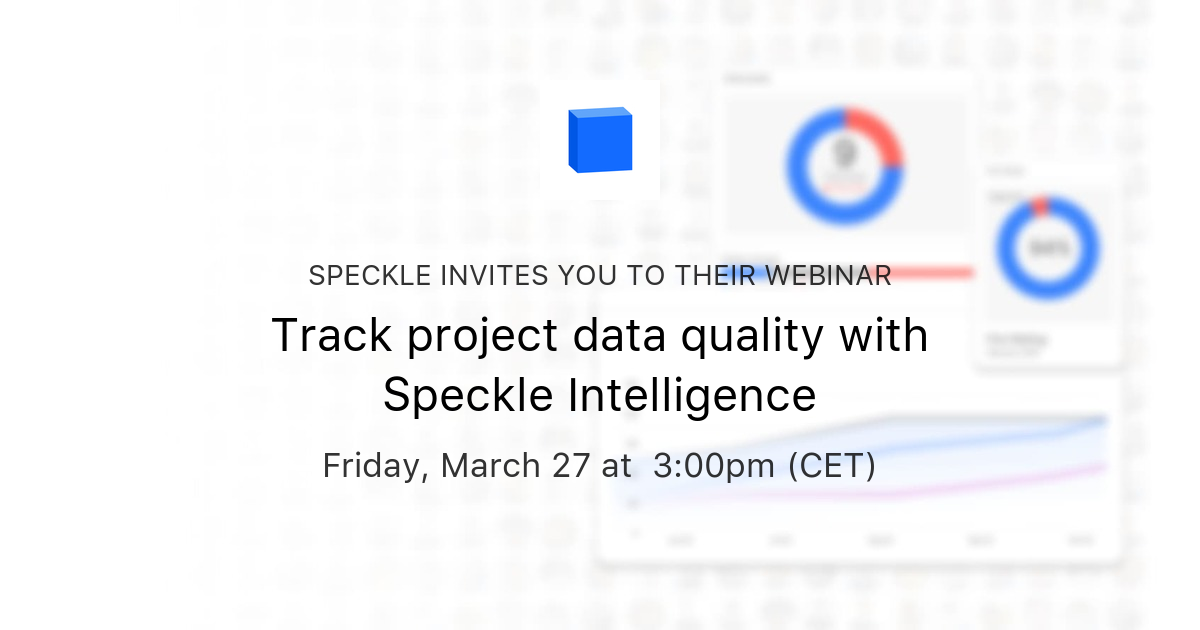 Track project data quality with Speckle Intelligence | Speckle