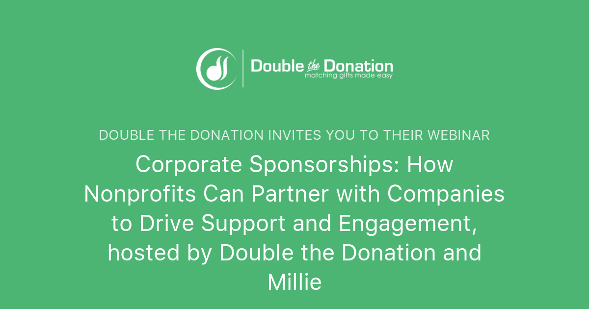 Corporate Sponsorships: How Nonprofits Can Partner With Companies To ...