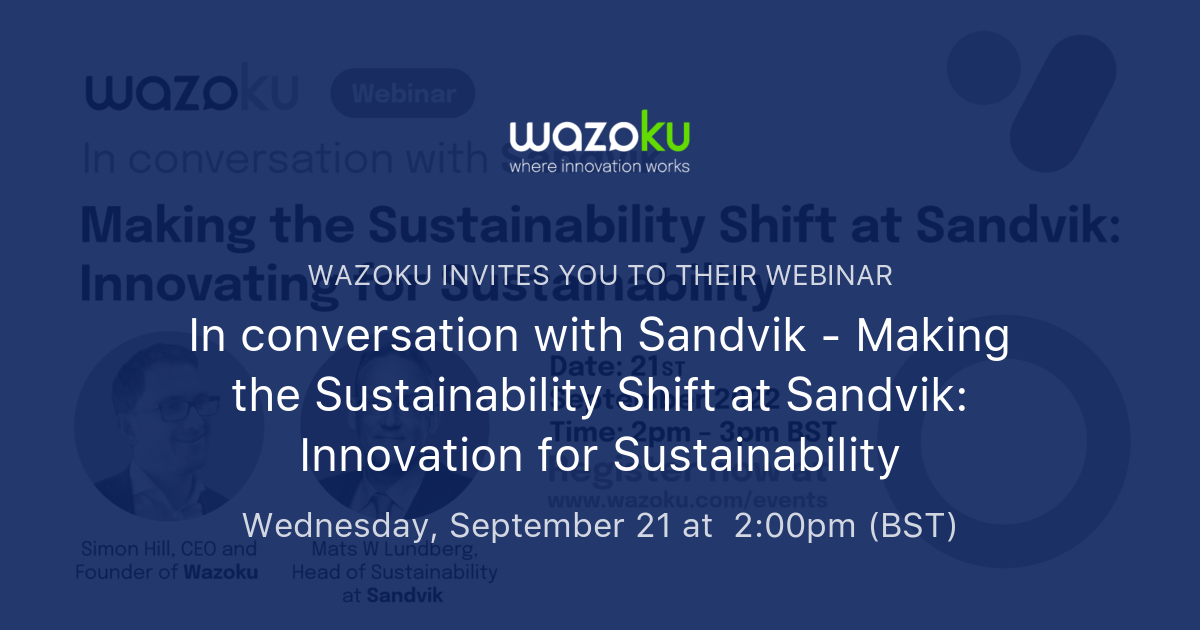 In Conversation With Sandvik - Making The Sustainability Shift At ...