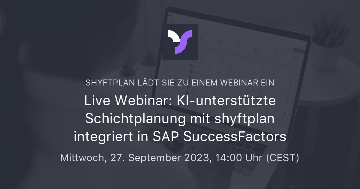Live inar KIunterstützte Schichtplanung mit shyftplan integriert