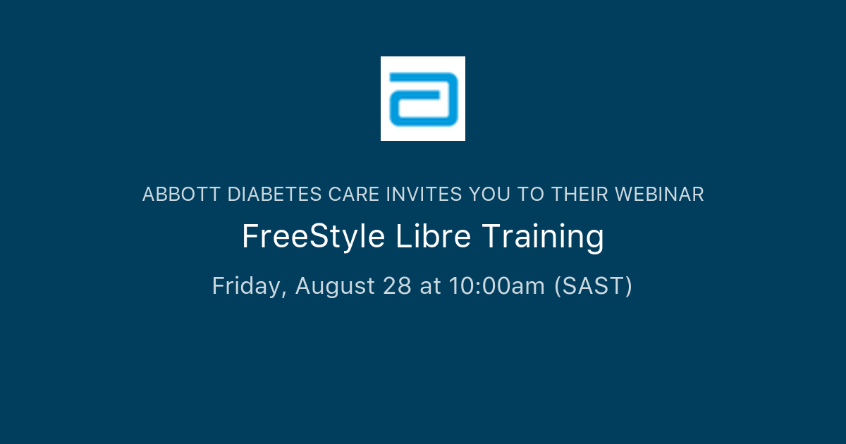 FreeStyle Libre Training Abbott Diabetes Care