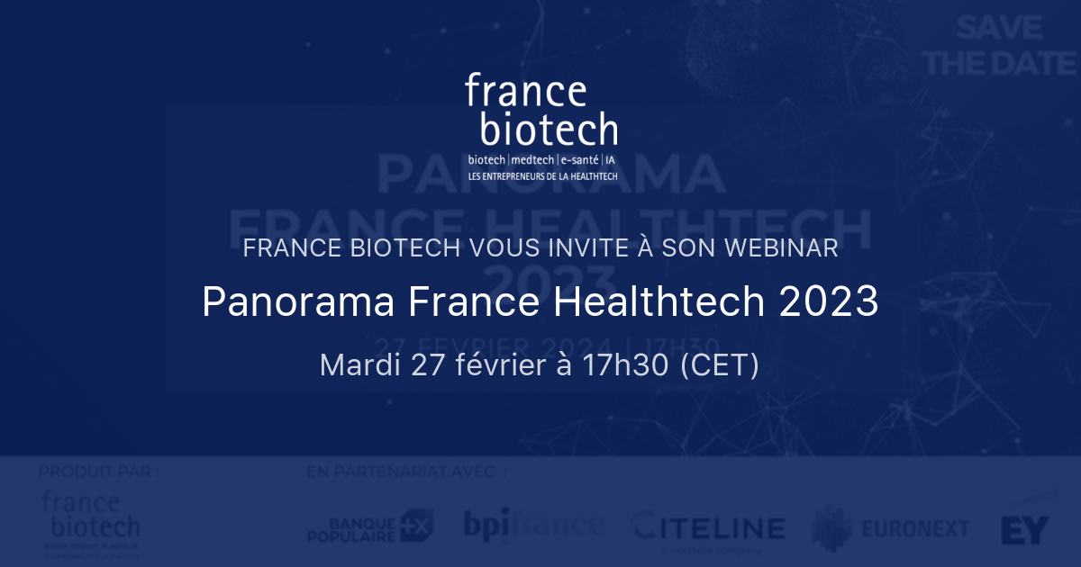 Panorama France Healthtech 2023 | France Biotech