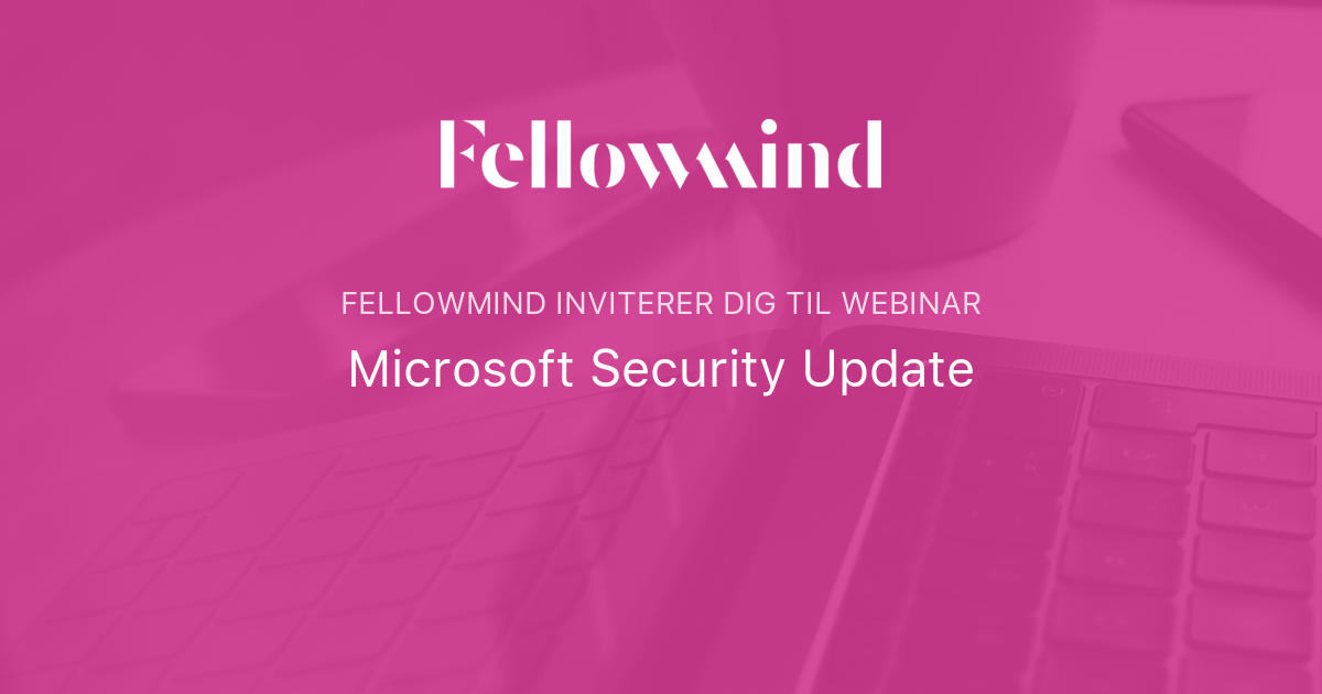 Microsoft Security Update Fellowmind