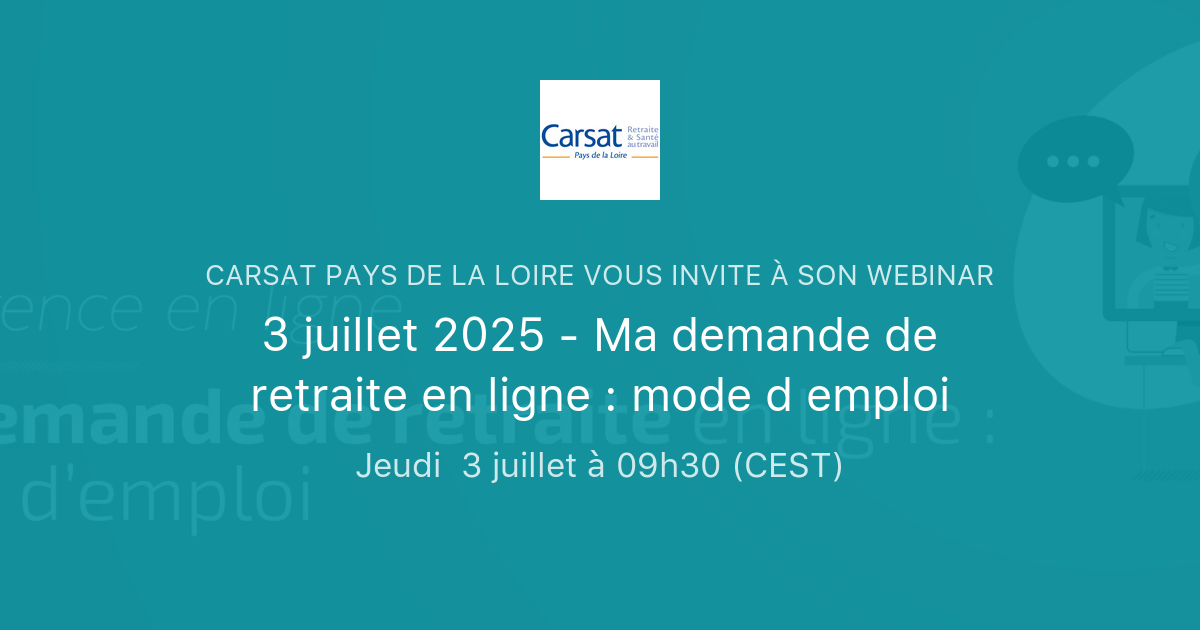 3 juillet 2025 - Ma demande de retraite en ligne : mode d emploi ...