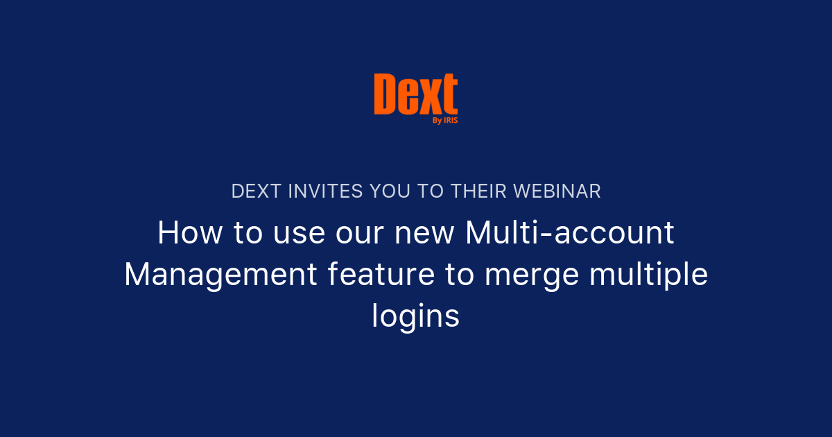 How to use our new Multi-account Management feature to merge multiple ...