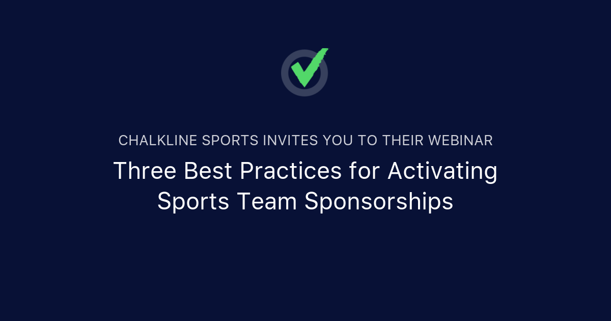 Three Best Practices for Activating Sports Team Sponsorships