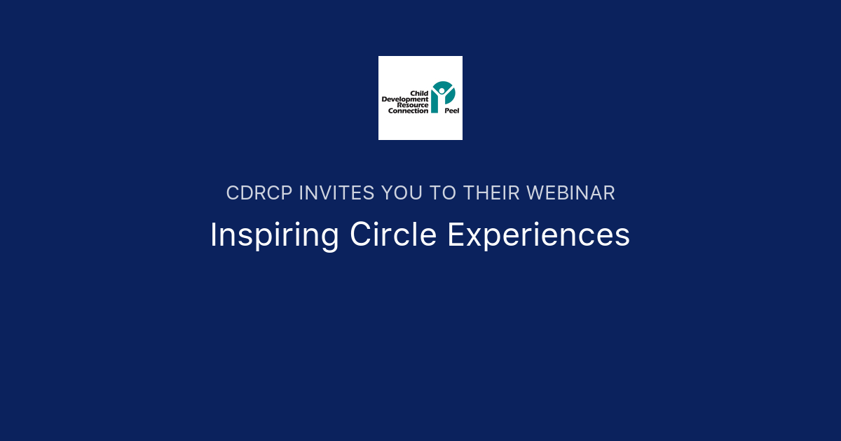 Inspiring Circle Experiences CDRCP inspiring-circle-experiences-cdrcp
