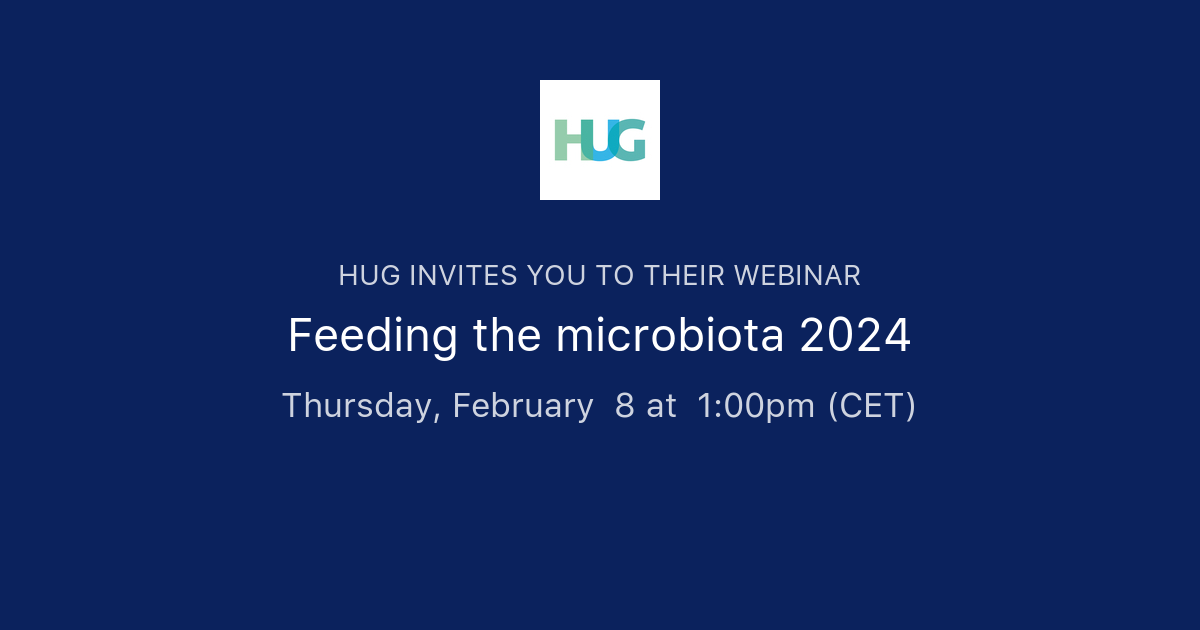 Feeding The Microbiota 2024 HUG   Og 