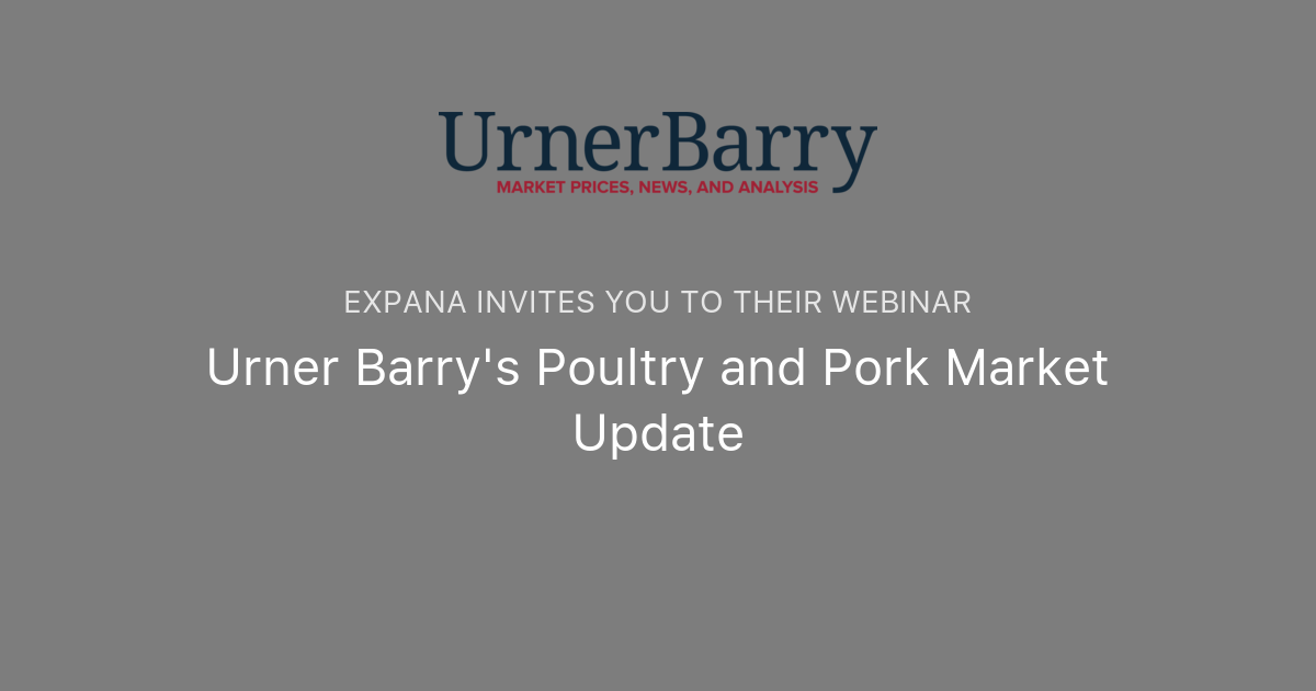 Urner Barry's Poultry and Pork Market Update Mintec