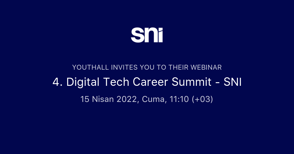 4. Digital Tech Career Summit SNI Youthall