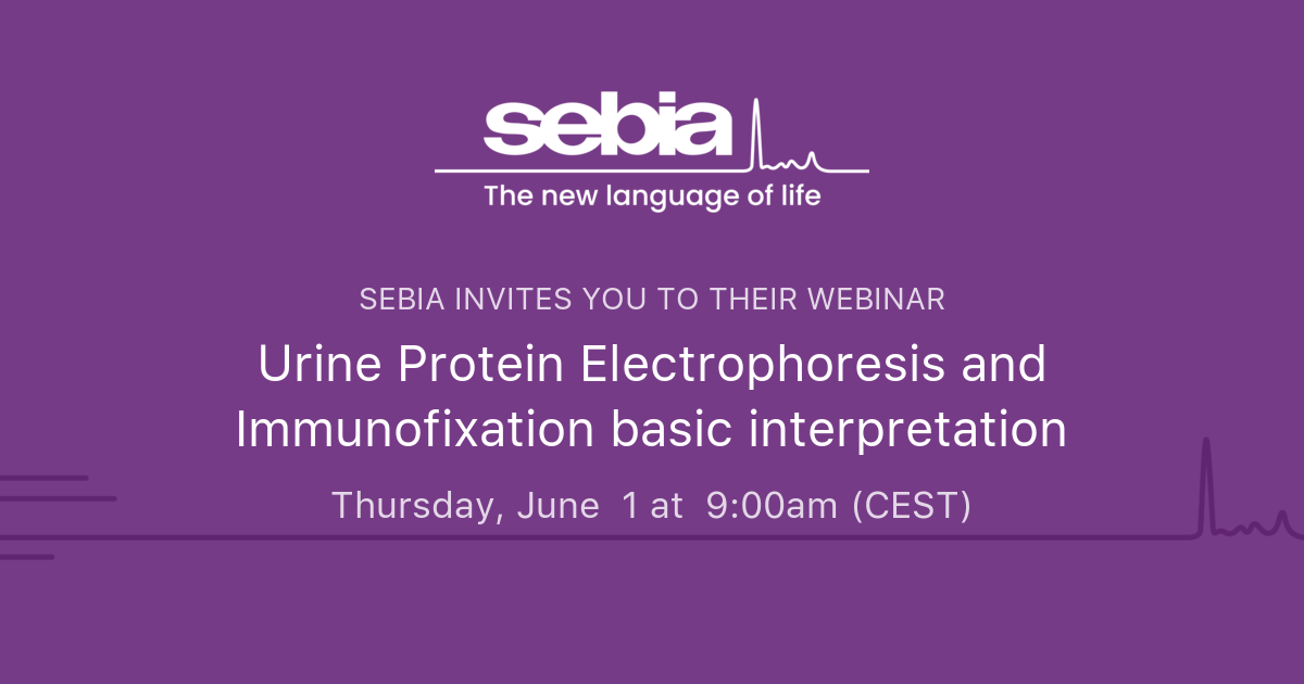 Urine Protein Electrophoresis And Immunofixation Basic Interpretation Sebia 0891