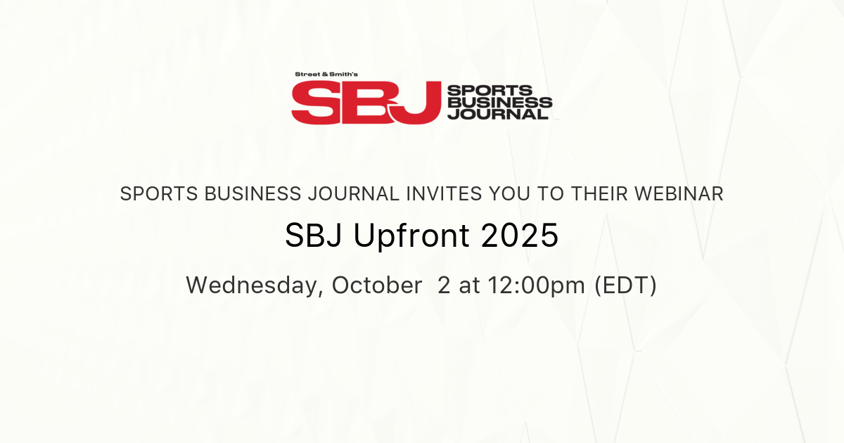 SBJ Upfront 2025 | Sports Business Journal