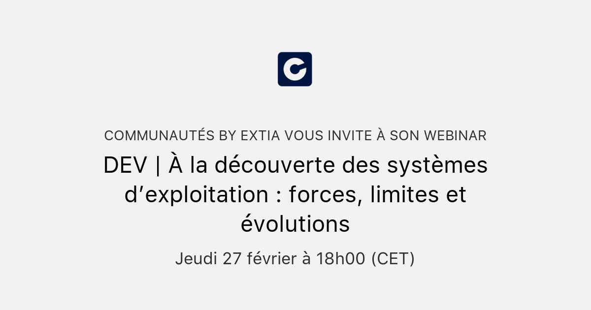 DEV | À la découverte des systèmes d’exploitation : forces, limites et ...