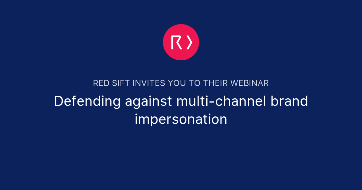 Defending Against Multi Channel Brand Impersonation Red Sift