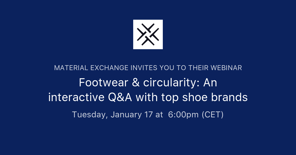 Footwear & circularity An interactive Q&A with top shoe brands