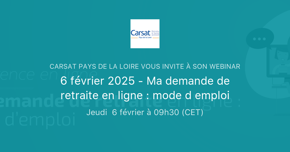 6 février 2025 - Ma demande de retraite en ligne : mode d'emploi ...