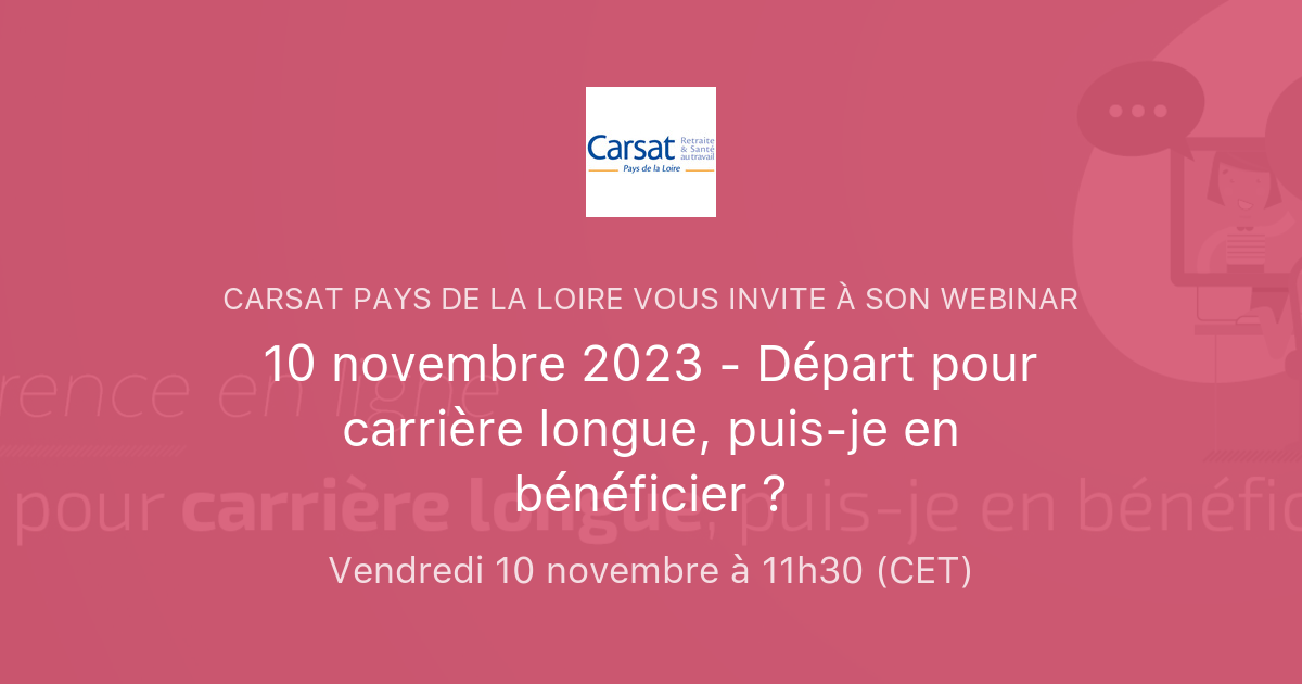 10 Novembre 2023 - Départ Pour Carrière Longue, Puis-je En Bénéficier ...