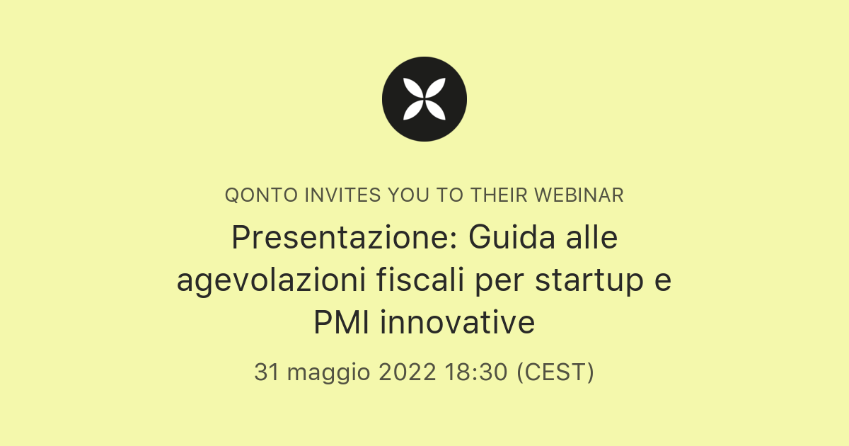 Presentazione: Guida Alle Agevolazioni Fiscali Per Startup E PMI ...