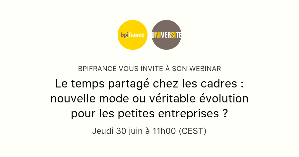 Le temps partagé chez les cadres : nouvelle mode ou véritable évolution pour les petites 