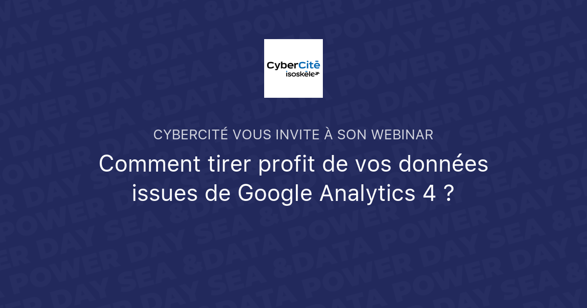 Comment tirer profit de vos données issues de Google Analytics 4 ...