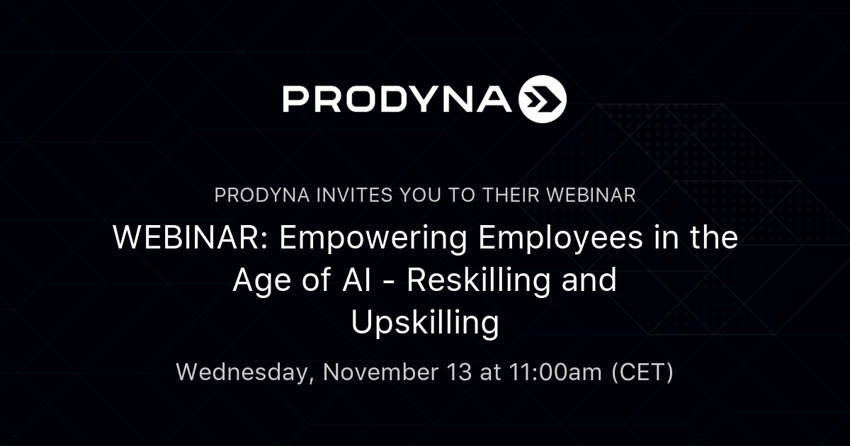 WEBINAR: Empowering Employees in the Age of AI - Reskilling and ...
