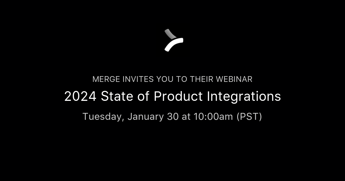 2024 State Of Product Integrations Merge   Og 