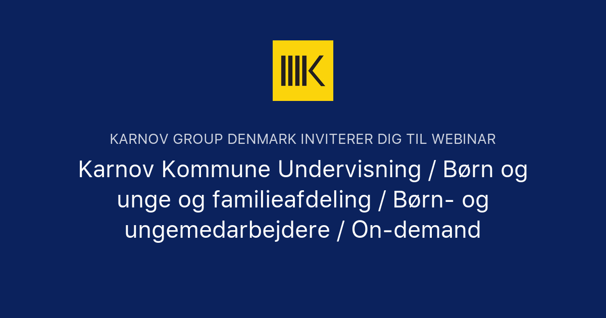 Jammerbugt Kommune styrker arbejdet med børn og unge, der er i ...