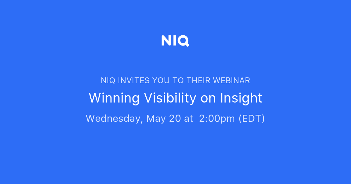 Winning Visibility on Insight | NIQ