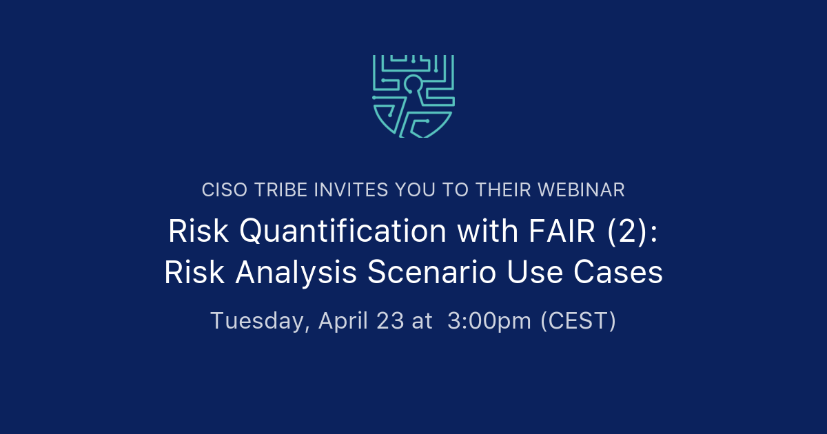 Risk Quantification with FAIR (2): Risk Analysis Scenario Use Cases ...